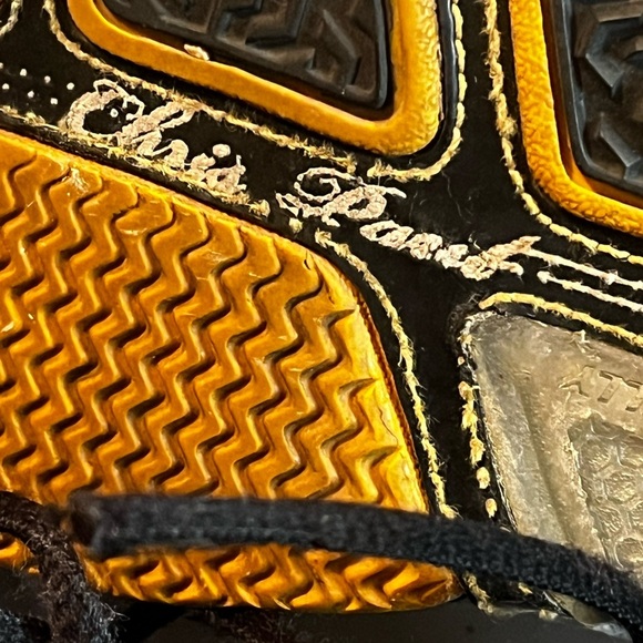 Air Jordan 61XTY Chris Paul - Papa Chilly 2007-2008 US Size 11 Black/Yellow OG - Picture 6 of 13